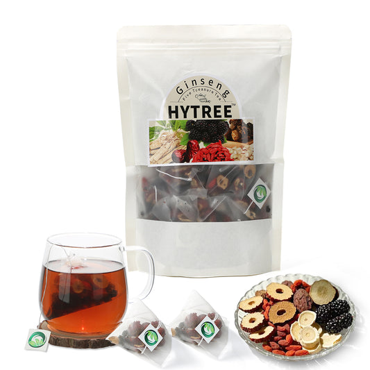 Kidney tea formula Ginseng Five Treasure TeaCombination Scented Tea Eight Treasure Tea RedDate Wolfberry Tea Men's Tea Health TeaMulberry Herbal Formula Health Tea 20bags Drink Fruit