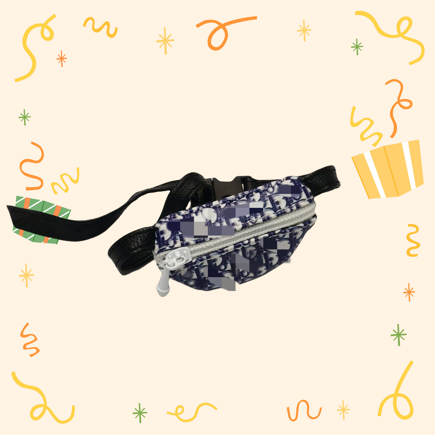 The crossbody bag of the LAbubu doll — Designer style