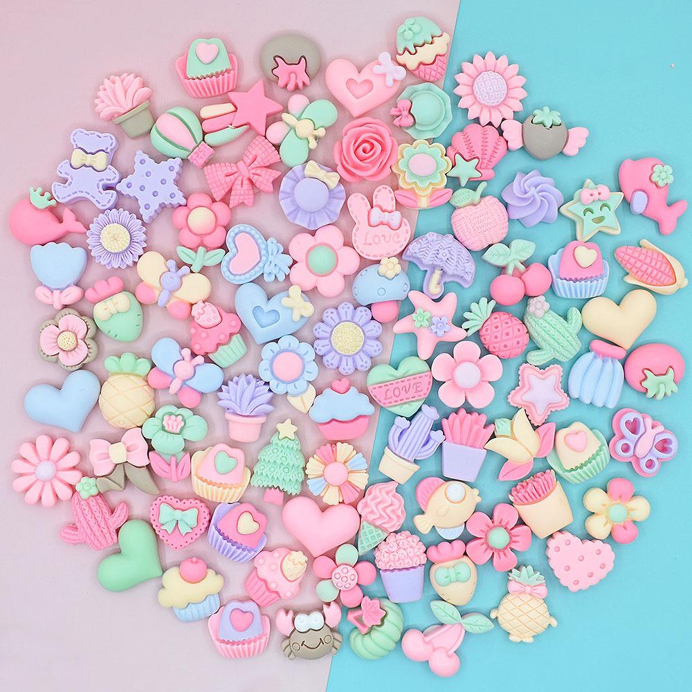 Rica -- [DIY Mixed style Charms] Wholesale Resin,Acrylic,Silicone,PVC,accessories sold by the BAGs，Perfect for gift giving